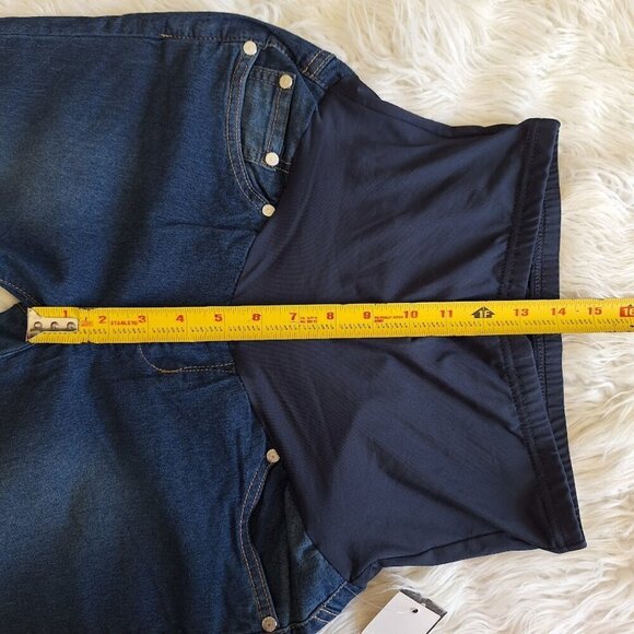 NEW Times Two Maternity Medium Wash Jegging Size Small - (4-6) - Picture 12 of 15